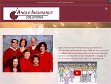 Tablet Screenshot of angleinsurance.com
